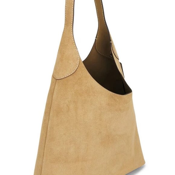 Coach Suede Brooklyn Shoulder Bag 39, B4/Sand - Picture 3 of 5